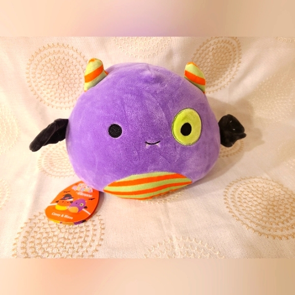 Casey Candy Corn Witch Bat & Blaze Monster Bat KellyToy Flipamallow Squishmallow - Picture 3 of 6